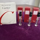 ❤️ Lot Of 3 - Authentic Cartier Baiser Vole Parfum Spray 2ml/0.06oz. + Free Gift