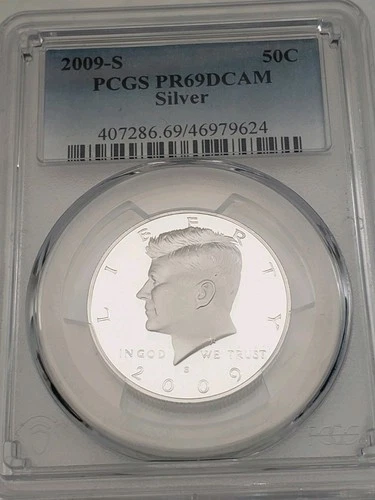 2009-S Kennedy Half Dollar Silver Proof PCGS PR69DCAM
