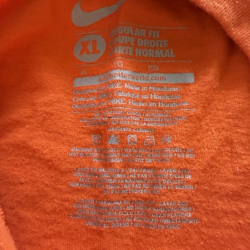 NIKE DENVER BRONCOS NFL FOOTBALL SUPER BOWL T SHIRT Mens XLSilver Metallic Print - Picture 3 of 6