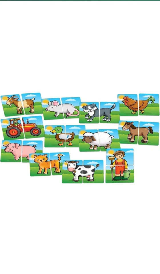 Un primer juego de actividad a juego ~ Cabezas y colas de granja *¡Gran regalo de vacaciones!* Foto 4 de 4