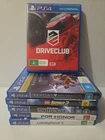 PS4 GAME BUNDLE X8 In Very Good Condition