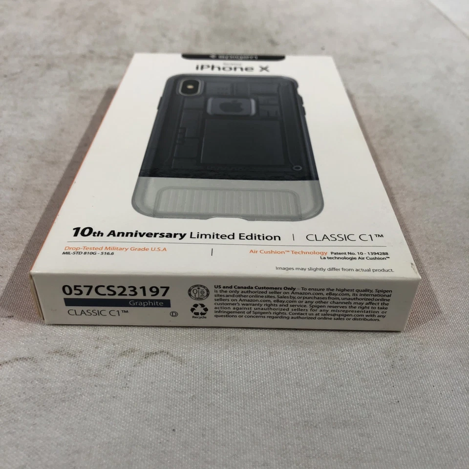 NIB Spigen iPhone X 10th Anniversary Limited Edition C1 Case G3 Black - Image 2 of 4