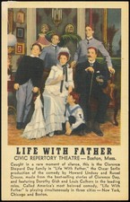 Theater Boston, Massachusetts MA "Life With Father" Civic Repertory Theatre