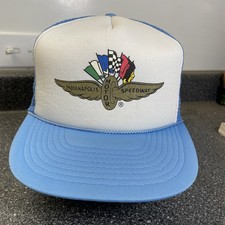 Vintage Indianapolis Motor Speedway Hat Cap SnapBack Ultra Rare Trucker Indy 500