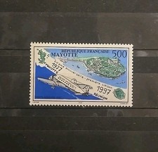 Mayotte Scott C2 Anniversary (20th) 1st Flight Mayotte To Reunion 1997 VF MNH