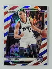 2024-25 Panini Prizm #7 Keegan Murray Prizms Red White and Blue