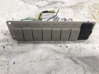 94 Maxum 1800 SR Boat dash rocker control switch board panel
