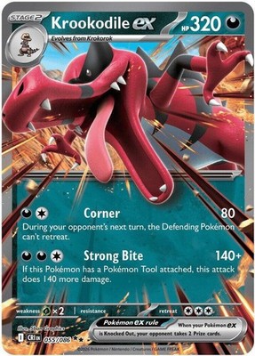 Krookodile ex 055/086 Mega Evolution - Chaos Rising