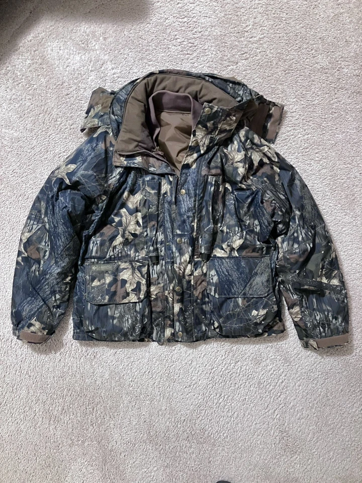 XL Columbia Hunting Interchange Mossy Oak Break-Up Camo Mens Winter Coat RARE - Image 2 of 4