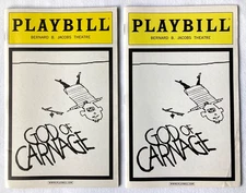 God of Carnage Playbills - James Gandolfini Marcia Harden Hope Davis - Theatre
