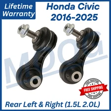 Pair MOOG OEM Rear Sway Bars For 2016-2025 Honda Civic 1.5L 2.0L Lifetime Warran