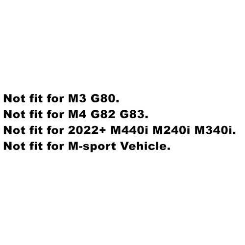Rearview M-Style Mirror Covers Caps For BMW 3 Series G20 19-22 4 series G22 G23 - Picture 2 of 8