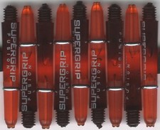 1.5in. 2ba Black/Orange HARROWS SUPERGRIP FUSION Dart Shafts  Rings: 1 set of 3