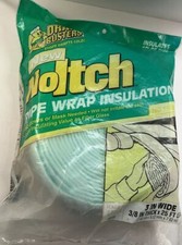 Noltch pipe wrap insulation 3" wide 3/8"Thick 25ft long New No Itch