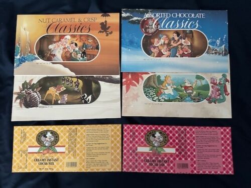Rare 6 Disney Prototype Candy Wrappers - Never Used - New