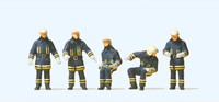 Preiser 10487 FeuerwehrmäNner In Moderner Einsatzkleidung.