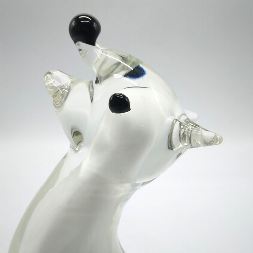 Murano Style Large Handcrafted Glass Polar Bear Figurine/Paperweight 25.2cm Tall - Picture 8 of 19