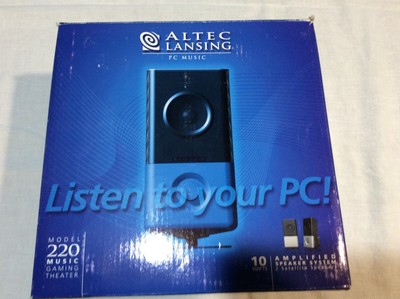 altec lansing amplified speaker system 220