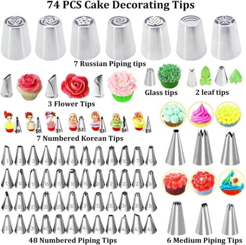 Cake Decorating Supplies Kit, 678 PCS Cake Decorating Kit & Cake Baking Suppp... - Picture 5 of 9
