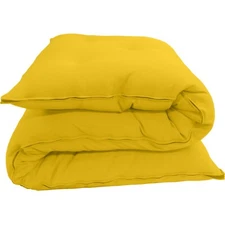 Twin Floor Rolling Futon Mattress, Sleepover Cotton Shikifuton 3x39x80 Yellow