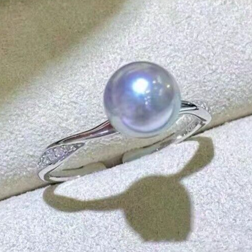 Collana Di Perle Australiane (13-16 Mm) Con Chiusura In Oro Bianco 18 - Foto 8