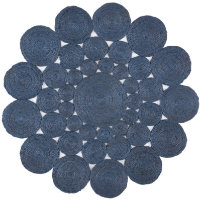 SAFAVIEH Natural Fiber NF363N Handwoven Navy Rug