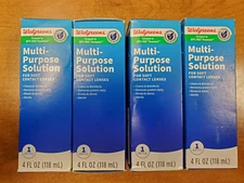 4Pk: Walgreens Multipurpose Solution For Soft Contact Lenses (Exp 2/26) R3P3