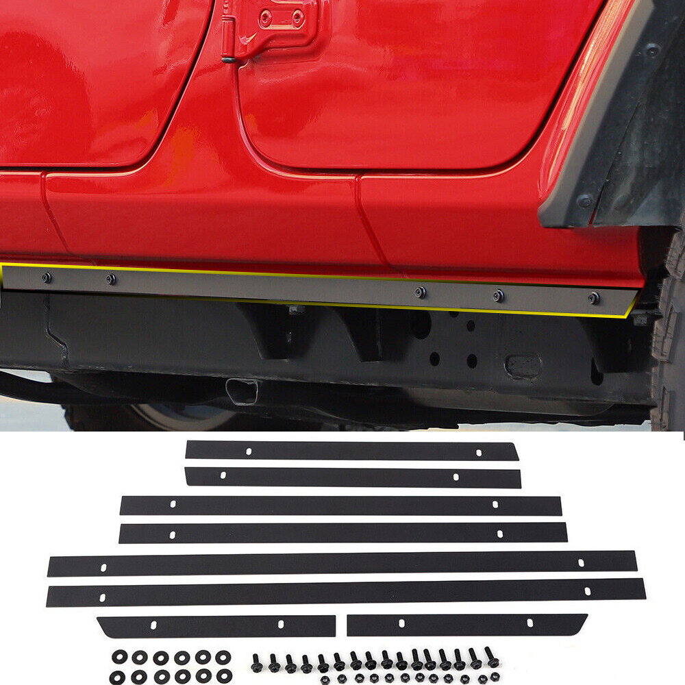 sidej1gdasuvjb3jf45p様 リクエスト L☆CRAFT 8X Pinch Weld Cover Rocker Panel Guard Trim for 2018-2024 Jeep