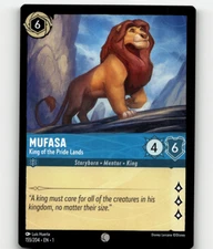 Disney Lorcana Mufasa - King of the Pride Lands - The First Chapter