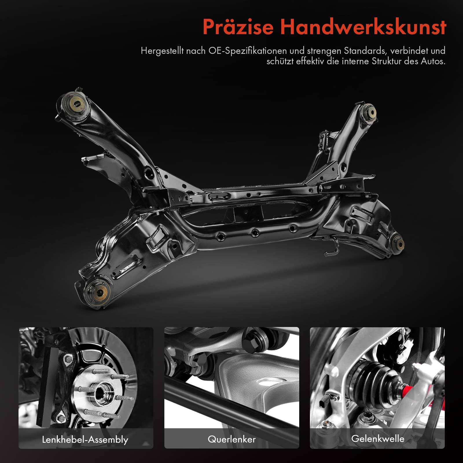 Achsträger Hinterachse Für Mazda 2 DE - Inklusive Radlager & ABS Sensor