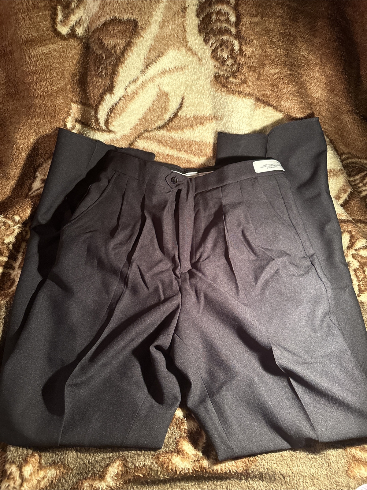 Pantaloni Cliff Keen Athletic Ufficiali Nero Poliestere Pieghettato Arbitro