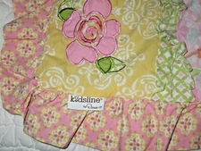 Kidsline by Dena BALI BLOSSOM 46" X 36" Baby Toddler Comforter / Crib Quilt 