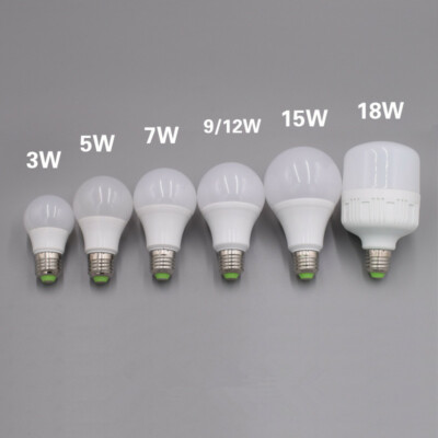 1x12v24v36v AC DC led bulb lamp e27 screw solar machine energy-saving light bulb
