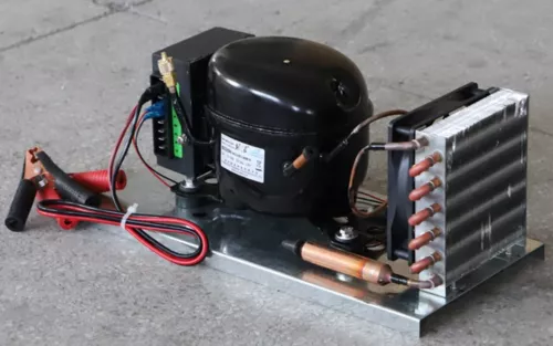 BD35HC DC12 24V Unità Compressore Auto Frigorifero Congelatore Refrigerazione Condensazione - Foto 5 di 12