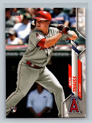 2020 Topps Advanced Stat Rookie Matt Thaiss /300 #115 Los Angeles Angels
