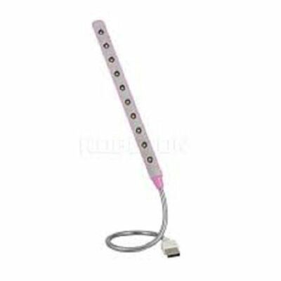 Portable 10 LED USB Light Lamp Flexible Snake For PC Computer Notebook ...