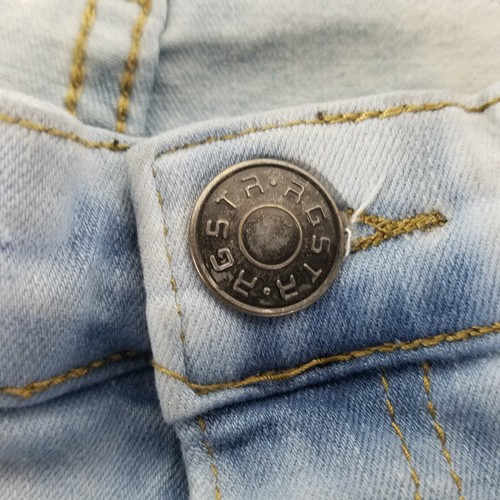 G Star Jeans Boys 16 Blue Moto Distressed Skinny Leg Light Wash Denim W26 x L27 - Picture 9 of 19
