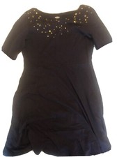 Old Navy Girls Fit and Flare Long Sleeve Dress Plum Purple XL 14