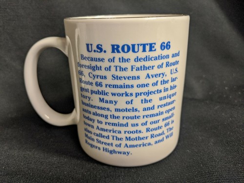 Paar Route 66 "The Mother Road" Main Street Of America Kaffeetassen Tassen SCHÖN! - Bild 3 von 3
