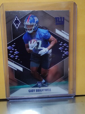 2021 Panini Phoenix - GARY BRIGHTWELL - RC ROOKIE - NEW YORK GIANTS (#188)
