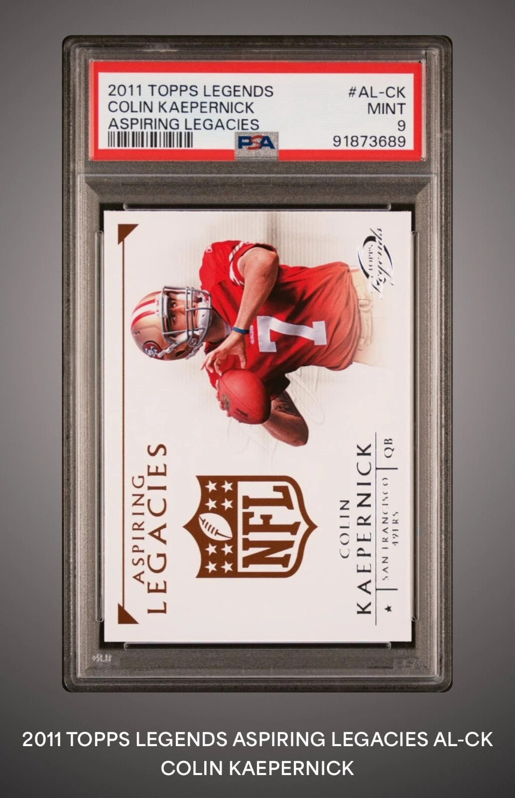 Colin Kaepernick Topps Legends Aspiring Legacies #ALCK Base