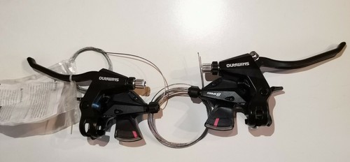 Coppia Comandi Cambio + Leve Freno 3X8v SHIMANO Manopole per Bici MTB e  CORSA | eBay