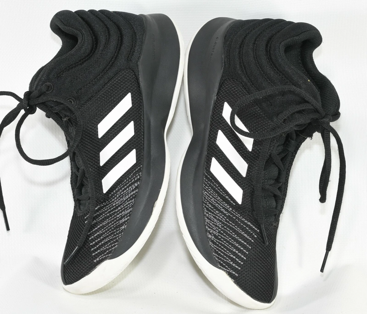 Adidas Men’s LVL 029002 Black/White Basketball Cloudfoam Shoes (Size US 6)