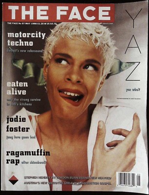 THE FACE #97 May 1988 YAZZ Jodie Foster SUSIE CAVE Eugenie Vincent TECHNO @ EX