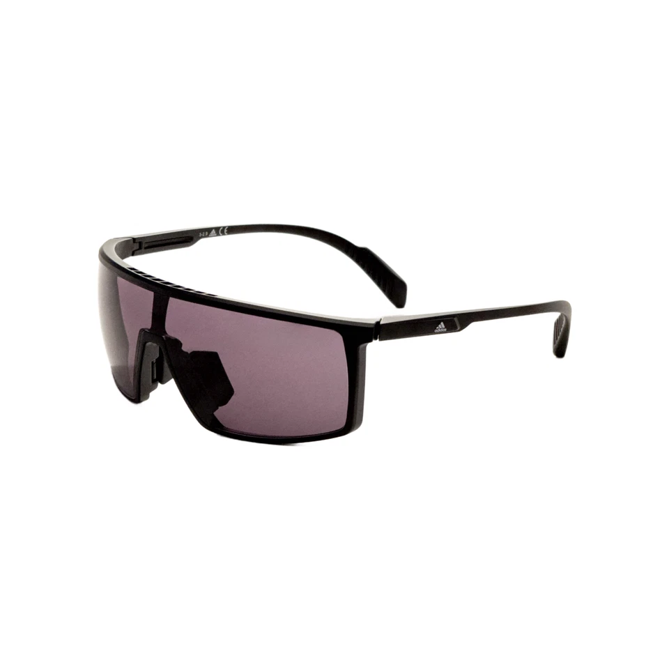 Adidas Men's 99mm Shiny Black Sunglasses SP0004-01A-00