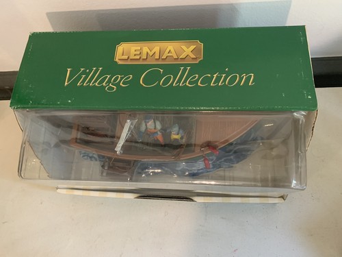 Lemax Village Lobster Fishing Boat Fishing Ship Ocean Carole Town Box #83696 NIP - Picture 2 of 6