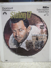CED Capacitance Electronic Disc Paramount RCA Stalag 17 William Holden Strauss