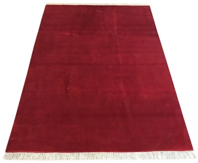 Tapis D'Orient Noué à la Main 172x244 CM Rouge Tapis 100% Laine Fait - Photo 1/4