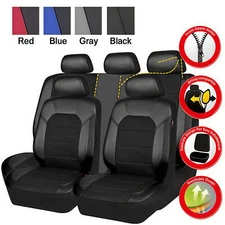 For Ford Escape Fusion Leather Car Seat Covers Front & Rear 5-Seats Protectors