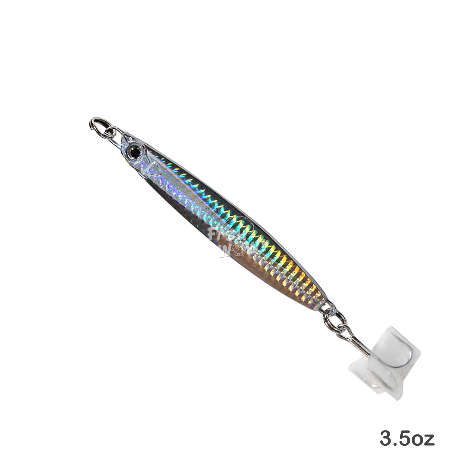 20pcs 3.5oz Colt Sniper jig 100g Vertical jig 3561D-DT MUSTAD treble Hook Silver - Image 6